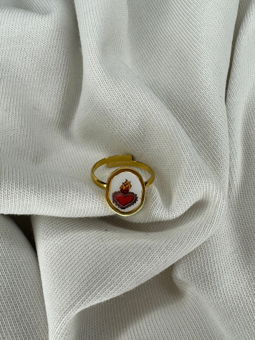 Anello cuore sacro