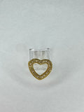 Anello cuore luce