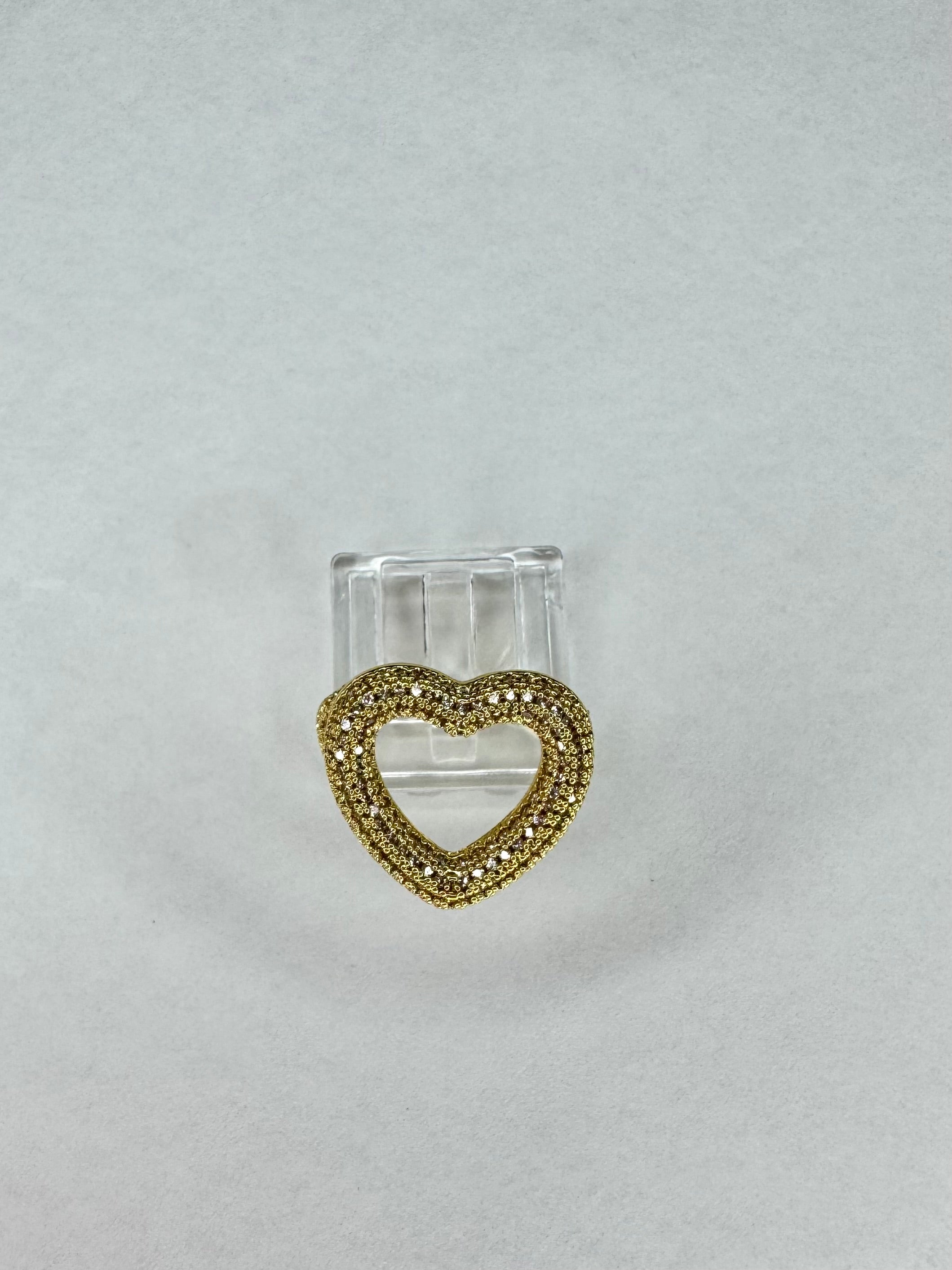 Anello cuore luce
