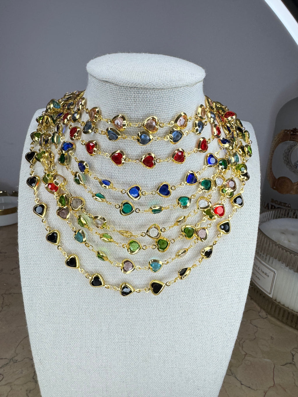 Collana cuoricini