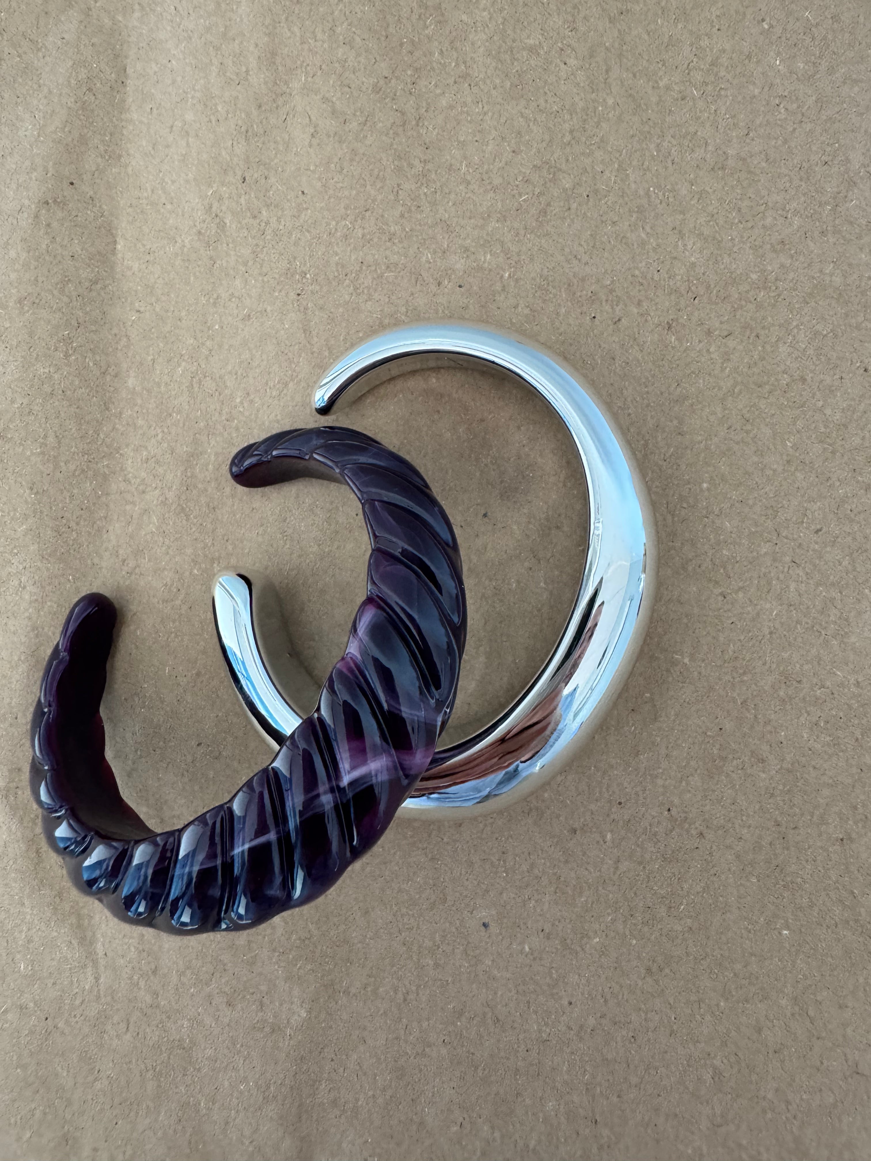 2 Bracciali terre lucide